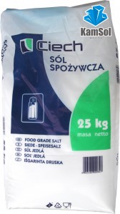 sól warzona spożywcza  25 kg Soda Polsa Ciech S.A. Kamsol